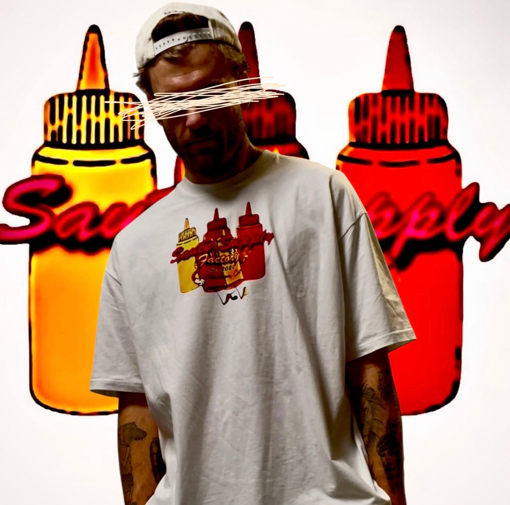 Oversized Front/Back Logo Tee