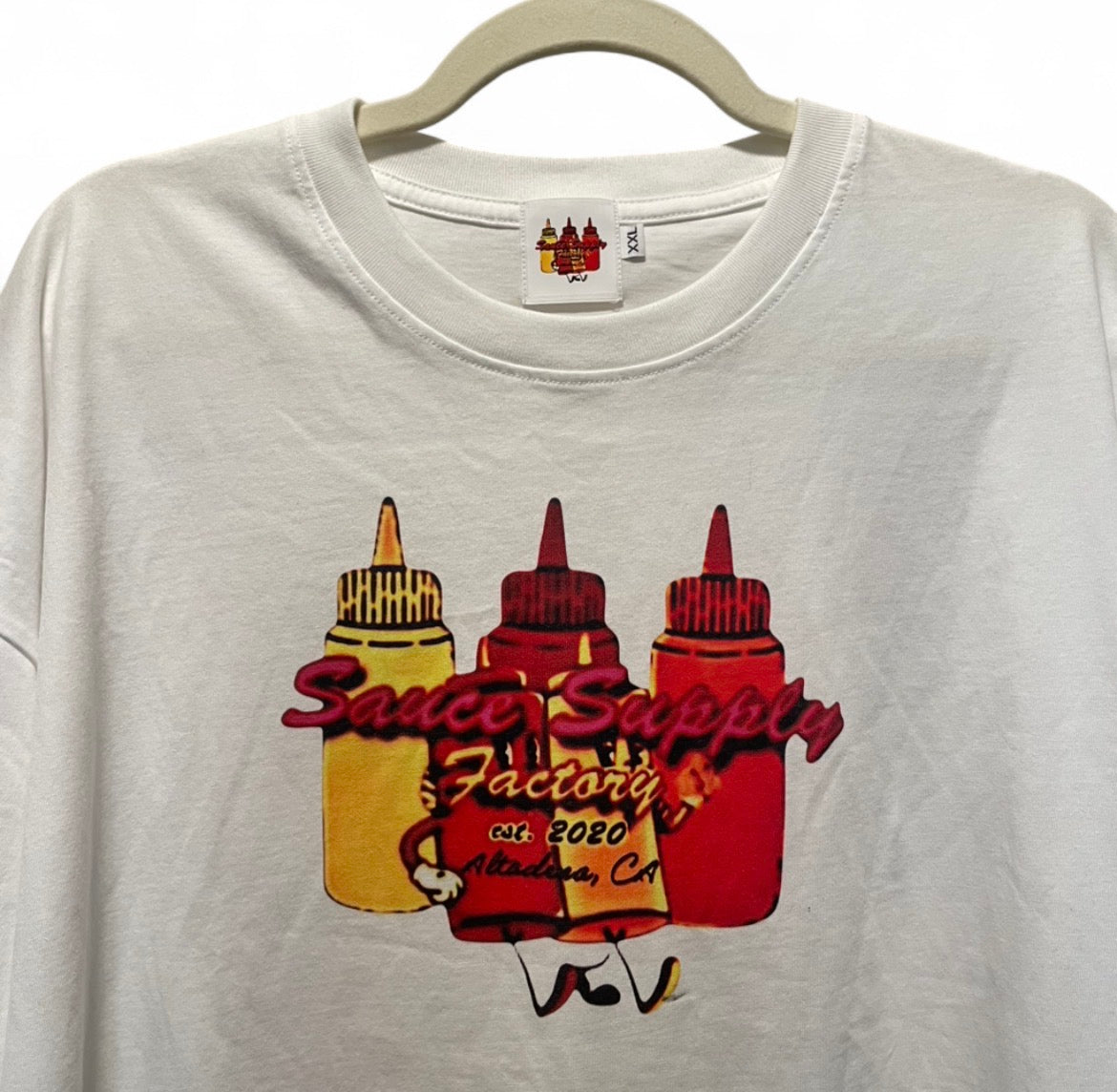 Oversized Front/Back Logo Tee